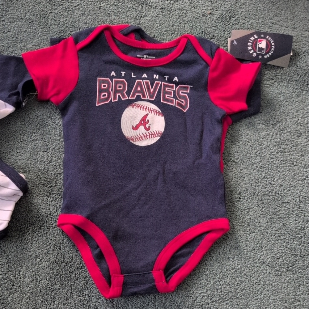 Atlanta Braves Baby Bodysuit